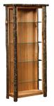 Rustic Hickory Curio Cabinet